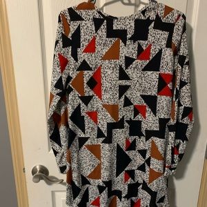 Geometric shift dress